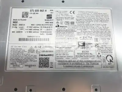 Second-hand car spare part electronic module for seat ibiza 1.0 tsi oem iam references 575035862h  575035862h