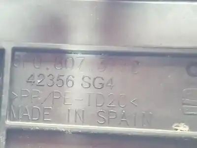 Second-hand car spare part bumper bracket for seat ibiza 1.6l oem iam references 6f0807377c  6f0807377c