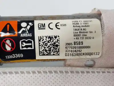 Автозапчастина б/у передня ліва подушка безпеки для opel astra j gtc 1.6 cdti (08) посилання на oem iam 39058589  39058589