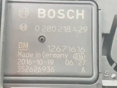 Автозапчастина б/у витратомір повітря для opel astra j gtc 1.6 cdti (08) посилання на oem iam 12671616  13301682