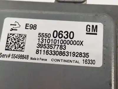 Second-hand car spare part ecu engine control for opel astra j gtc 1.6 cdti (08) oem iam references 55500630  55500630