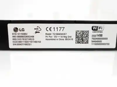 Автозапчастина б/у gps навігаційна система для opel astra j gtc 1.6 cdti (08) посилання на oem iam 23221498  23221498