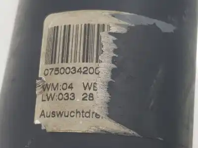 Peça sobressalente para automóvel em segunda mão TRANSMISSÃO CENTRAL TRASEIRA por BMW SERIE 3 COUPE (E46)  Referências OEM IAM 7500342  26117500342