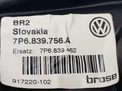 Автозапчастина б/у регулятор скла заднього правого для volkswagen touareg (7p5) 3.0 v6 tdi dpf посилання на oem iam 7p6839756a  7p6839462a Автозапчастина б/у регулятор скла заднього правого для volkswagen touareg (7p5) 3.0 v6 tdi dpf посилання на oem iam 7p6839756a  7p6839462a