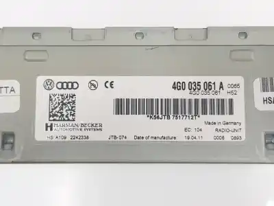 Автозапчастина б/у електронний модуль для volkswagen touareg (7p5) 3.0 v6 tdi dpf посилання на oem iam 4g0035061a