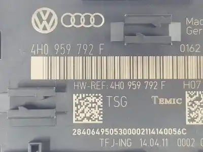 Автозапчастина б/у електронний модуль для volkswagen touareg (7p5) 3.0 v6 tdi dpf посилання на oem iam 4h0959792f