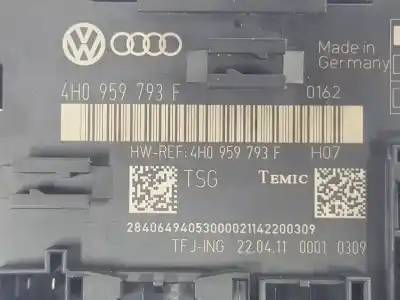 Автозапчастина б/у електронний модуль для volkswagen touareg (7p5) 3.0 v6 tdi dpf посилання на oem iam 4h0959793f