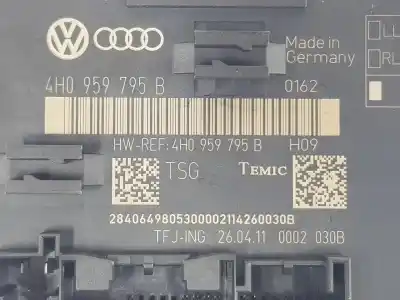 Автозапчастина б/у електронний модуль для volkswagen touareg (7p5) 3.0 v6 tdi dpf посилання на oem iam 4h0959795b