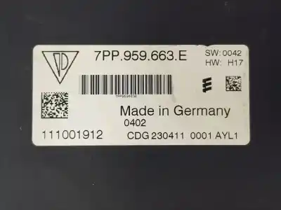 Автозапчастина б/у електронний модуль для volkswagen touareg (7p5) 3.0 v6 tdi dpf посилання на oem iam 7pp959663e