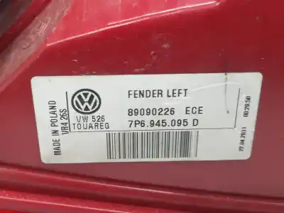 Автозапчастина б/у лівий ход ліхар для volkswagen touareg (7p5) 3.0 v6 tdi dpf посилання на oem iam 7p6945095d  7p6945095d