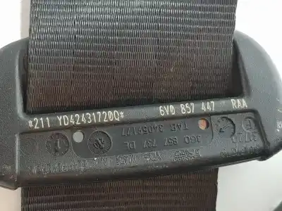 Автозапчастина б/у задній лівий ремін безпеки для skoda fabia ambition посилання на oem iam 34163777d  6v0857447