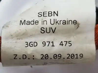 Pezzo di ricambio per auto di seconda mano filo per cupra leon 1.4 tsi híbrido riferimenti oem iam 3gd971475  3gd971475