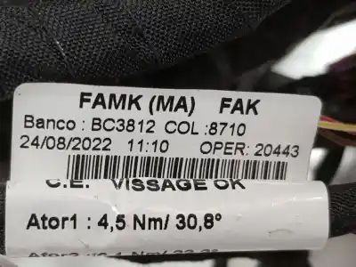 Peça sobressalente para automóvel em segunda mão fio por cupra leon 1.4 tsi híbrido referências oem iam 04e972610q  04e972610q