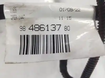 Second-hand car spare part wire for citroen jumpy spacetourer 2.0 blue-hdi fap oem iam references 9848613780  9848613780