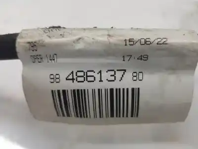 Second-hand car spare part wire for citroen jumpy spacetourer 2.0 blue-hdi fap oem iam references 9848613780  9848613780