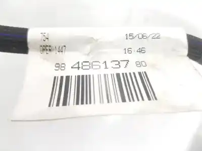 Second-hand car spare part wire for citroen jumpy spacetourer 2.0 blue-hdi fap oem iam references 9848613780  9848613780