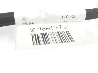 Second-hand car spare part wire for citroen jumpy spacetourer 2.0 blue-hdi fap oem iam references 9848613780  9848613780