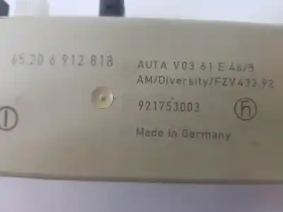 Peça sobressalente para automóvel em segunda mão módulo eletrónico antena por bmw 3 compact (e46) 318 ti referências oem iam 65206912818  6912818