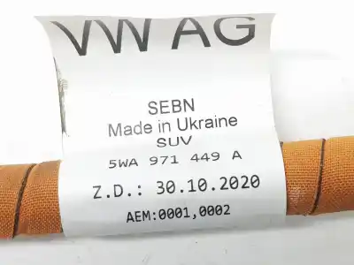 Second-hand car spare part wire for cupra leon 1.4 tsi híbrido oem iam references 5wa971449a  5wa971449a