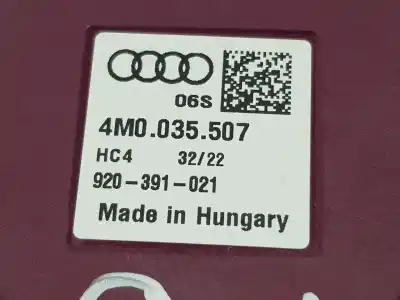 Peça sobressalente para automóvel em segunda mão módulo eletrónico antena por cupra leon 2.0 tdi referências oem iam 4m0035507  4m0035507