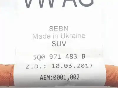 Автозапчастина б/у дрот для cupra leon 1.4 tsi híbrido посилання на oem iam 5q0971483b  5q0971483b