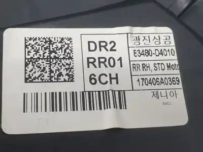 Second-hand car spare part rear right window regulator for kia optima drive oem iam references 83480d4010  83481d4000