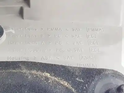 Pezzo di ricambio per auto di seconda mano luci posteriori destra per lexus is 200 (ds2/is2) 220d riferimenti oem iam 8155153162  8155153162