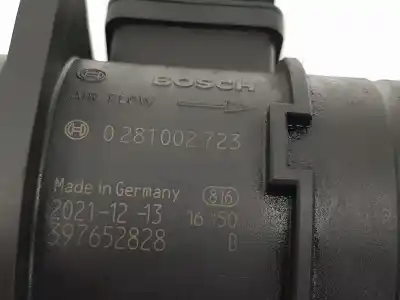 Peça sobressalente para automóvel em segunda mão medidor de massa de ar por kia optima drive referências oem iam 0281002723  281642a500