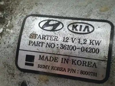 Peça sobressalente para automóvel em segunda mão motor de arranque por kia ceed (jd) 1.0 drive referências oem iam 3610004200  3610004200
