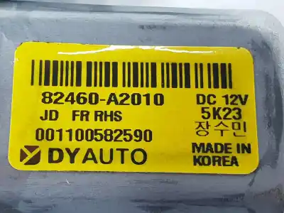 Pezzo di ricambio per auto di seconda mano motore alzacristalli anteriore destro per kia ceed (jd) 1.0 drive riferimenti oem iam 82460a2010  82460a2010