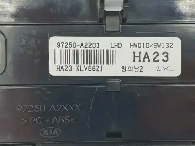 Second-hand car spare part climate control for kia ceed (jd) 1.0 drive oem iam references 97250a2203  97250a2203wk