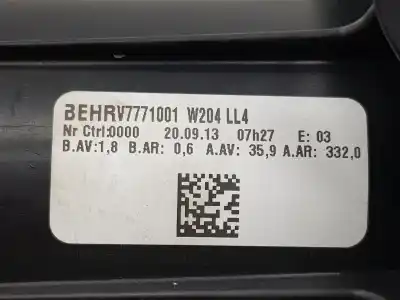 Pezzo di ricambio per auto di seconda mano ventola riscaldamento per clase c clase e lim. 2.1 cdi riferimenti oem iam v7771001  a2128200708