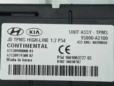 Piesă de schimb auto la mâna a doua modul electrotic pentru kia ceed (jd) 1.0 drive referințe oem iam 95800a2100  95800a2100