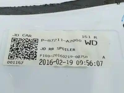 Pezzo di ricambio per auto di seconda mano ala posteriore per kia ceed (jd) 1.0 drive riferimenti oem iam 87211a2000wd  87211a2000