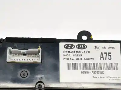 Peça sobressalente para automóvel em segunda mão comandos de alavanca por kia optima drive referências oem iam 96540a8750wk  96540a8750