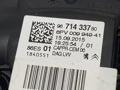 Peça sobressalente para automóvel em segunda mão potenciômetro por peugeot 208 active referências oem iam 9671433780  1601cw