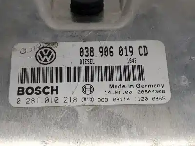 Автозапчастина б/у ебу контролер двигуна для volkswagen passat variant (3b5) trendline посилання на oem iam 038906019cd  038906019cd