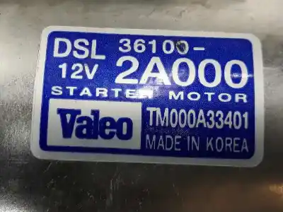 Second-hand car spare part starter motor for hyundai matrix (fc) 1.5 crdi 16v gls full oem iam references 361002a000  361002a100