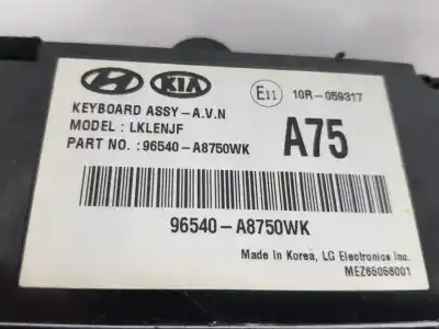 Peça sobressalente para automóvel em segunda mão comandos de alavanca por kia optima drive referências oem iam 96540a8750wk  96540a8750