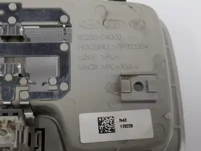 Peça sobressalente para automóvel em segunda mão luz interior por kia optima drive referências oem iam 92850d4000  92850d4000bga