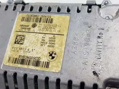 İkinci el araba yedek parçası ÇOK FONKSIYONLU EKRAN için BMW X3 (F25)  OEM IAM referansları 9294309  65509294309