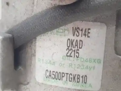 Second-hand car spare part air conditioning compressor for kia ceed (cd) 1.4 t-gdi oem iam references 97701g4300  97701g4300