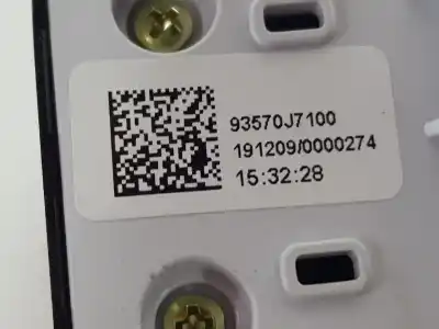 Second-hand car spare part left front power window switch for kia ceed (cd) 1.4 t-gdi oem iam references 93570j7100  93570j7100