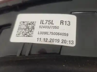 Pezzo di ricambio per auto di seconda mano luce di coda interna sinistra per kia ceed (cd) 1.4 t-gdi riferimenti oem iam 92403j7050  92403j7050