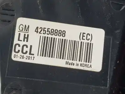 Pezzo di ricambio per auto di seconda mano lampada posteriore sinistra per opel mokka x selective start/stop riferimenti oem iam 42558888  42599461