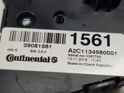 Second-hand car spare part climate control for corsa mokka x selective startstop oem iam references 39081561  39081561