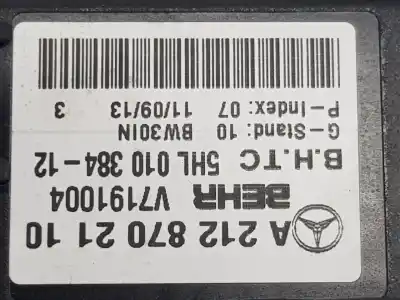 Pezzo di ricambio per auto di seconda mano Resistenza Al Riscaldamento per CLASE C CLASE E LIM. 2.1 CDI Riferimenti OEM IAM A2128702110  A2128702110