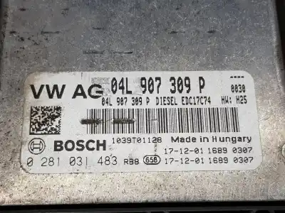 Автозапчасти б/у блок управления двигателем за skoda superb 2.0 tdi ссылки oem iam 04l907309p  04l906026lq