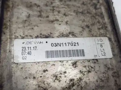 Автозапчастина б/у масляний радіатор для skoda superb (3v3) 2.0 tdi посилання на oem iam 03n117021  03n115389k