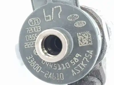 Peça sobressalente para automóvel em segunda mão injetor por kia optima (jf) 1.7 crdi referências oem iam 338002a610  338002a610